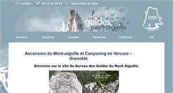 Desktop Screenshot of guidesmontaiguille.com